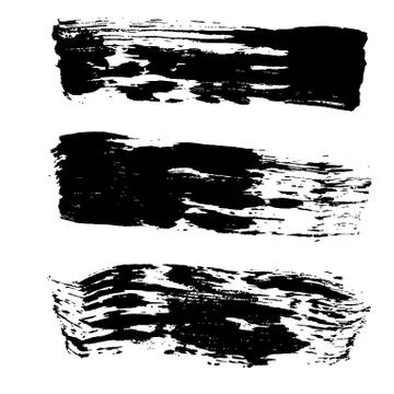 Ink vector brush strokes background. Vector illustration. Grunge texture. Stock Illustration