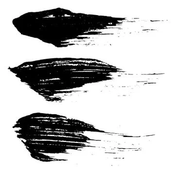 Ink vector brush strokes background. Vector illustration. Grunge texture. Illustrazione stock