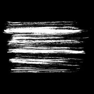 Ink vector brush strokes. Vector illustration. Grunge hand drawn watercolor Stock Illustration