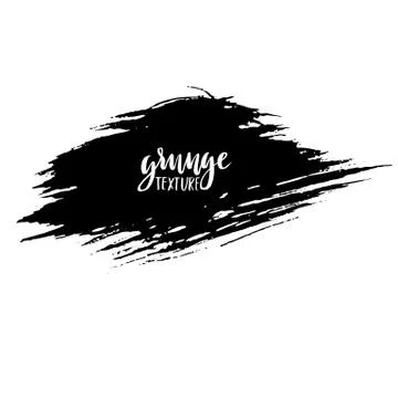 Ink vector brush strokes. Vector illustration. Grunge hand drawn watercolor Stock Illustration