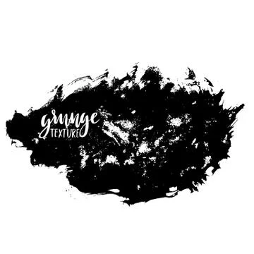 Ink vector brush strokes. Vector illustration. Grunge hand drawn watercolor Stock Illustration