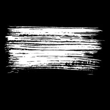 Ink vector brush strokes. Vector illustration. Grunge hand drawn watercolor Stock Illustration