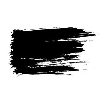 Ink vector brush strokes. Vector illustration. Grunge hand drawn watercolor Stock Illustration