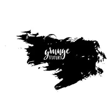 Ink vector brush strokes. Vector illustration. Grunge hand drawn watercolor Stock Illustration