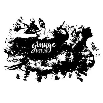 Ink vector brush strokes. Vector illustration. Grunge hand drawn watercolor Stock Illustration