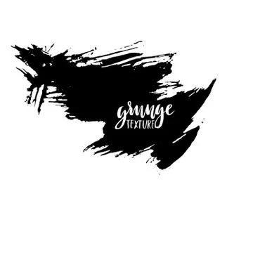 Ink vector brush strokes. Vector illustration. Grunge hand drawn watercolor Stock Illustration