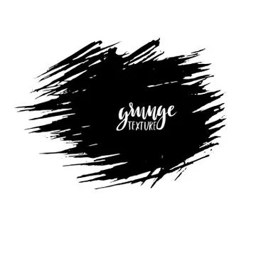 Ink vector brush strokes. Vector illustration. Grunge hand drawn watercolor Stock Illustration