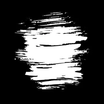 Ink vector brush strokes. Vector illustration. Grunge hand drawn watercolor Stock Illustration