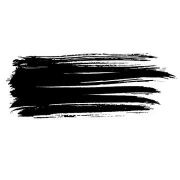 Ink vector brush strokes. Vector illustration. Grunge hand drawn watercolor Stock Illustration