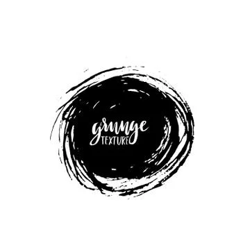 Ink vector brush strokes. Vector illustration. Grunge hand drawn watercolor Stock Illustration