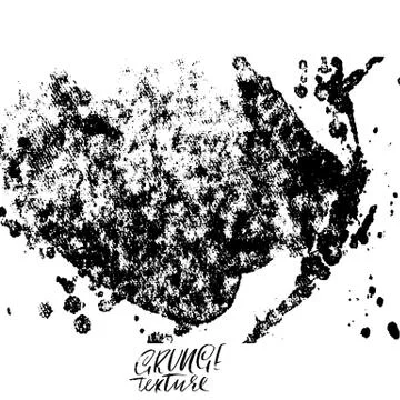 Ink vector brush strokes. Vector illustration. Grunge hand drawn watercolor Stock Illustration