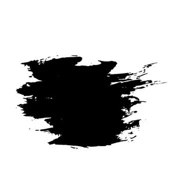 Ink vector dry brush frame. Vector illustration. Grunge hand drawn watercolor Stock Illustration