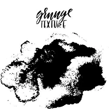 Ink vector splash. Vector illustration. Grunge hand drawn watercolor texture. Illustrazione stock