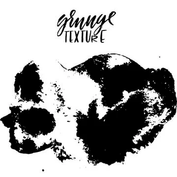 Ink vector splash. Vector illustration. Grunge hand drawn watercolor texture. Illustrazione stock