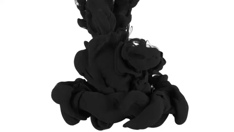 Ink in water 11 Video stock 134472486