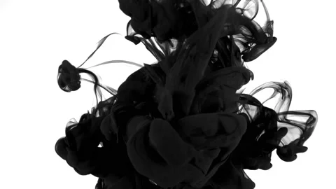 Ink in water 12 Stock-Footage 134474829