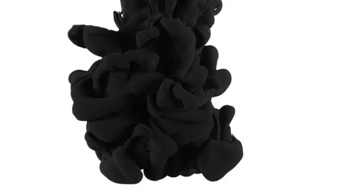 Ink in water 4 Stock Footage 134465931