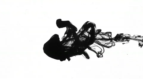 Ink in Water 5 - Multiple versions Video stock 508210