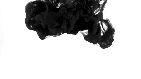 Ink in water 7 Stock Footage 134469953