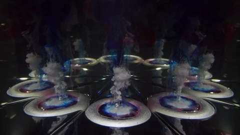 Ink in water abstract 02 Stock Footage 86376444