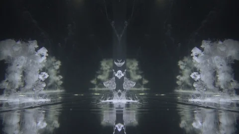 Ink in water abstract 03 Video stock 86376439