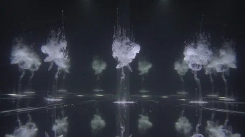 Ink in water abstract 06 Stock Footage 86377410