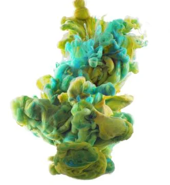 Ink in water. Abstract background. . Ink swirling in water.  Ink in water iso Stock Photos