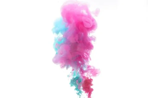 Ink in water abstract background Stock-Fotos