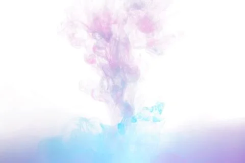 Ink in water abstract background Stock Photos