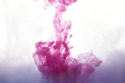 Ink in water abstract background Stock Photos