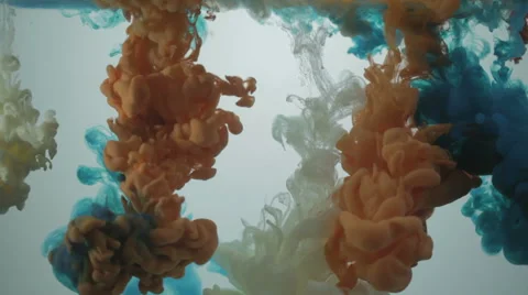 Ink in Water Background Stock Footage 63365044