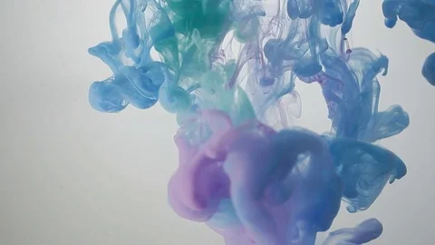 Ink in Water Background Stock Footage 71821169