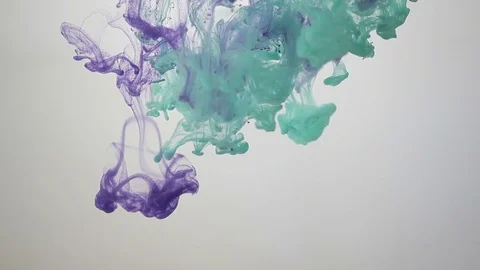 Ink in Water Background Stock Footage 71821751