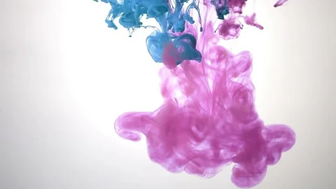 Ink in Water Background Stock Footage 71823781