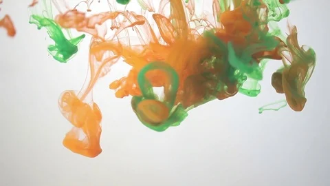 Ink in Water Background Stock Footage 71824146