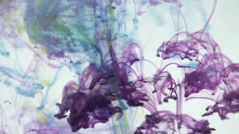 Ink in Water Background Stock Footage 72526031