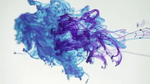 Ink in Water Background Stock Footage 73018313
