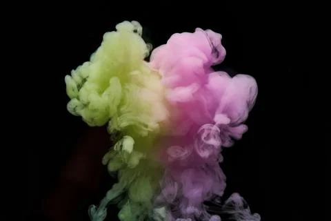Ink in water background Stock Photos