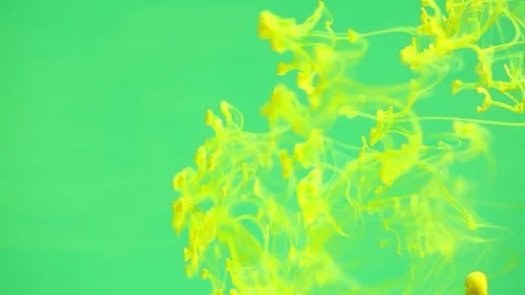 Ink in water chroma key . Stock Footage 74101989