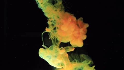 Ink in Water color Background 動画素材 281159151