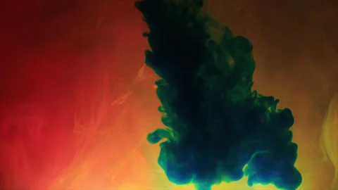 Ink in Water color Background Video stock 281159435