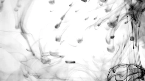 Ink in water effect Stock Footage 97498707