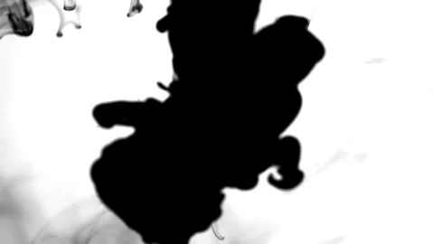 Ink in water effect Stock Footage 97498909