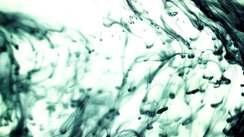 Ink in water effect Stock Footage 97498962