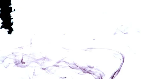 Ink in water effect Stock Footage 97499645