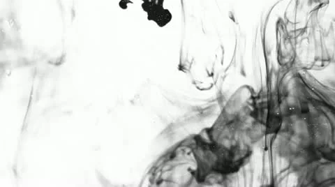 Ink in water Stock Footage