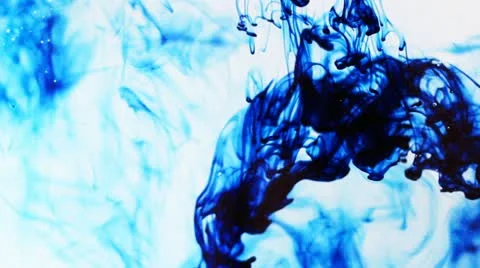Ink in water Stock Footage 21843253