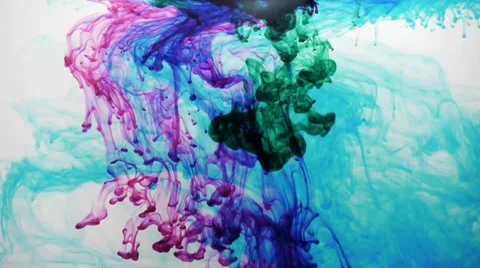 Ink in water Stock Footage 31764348