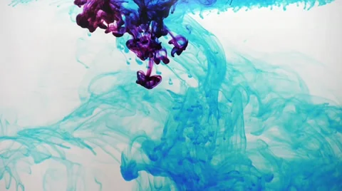 Ink in water Stock Footage 31764848