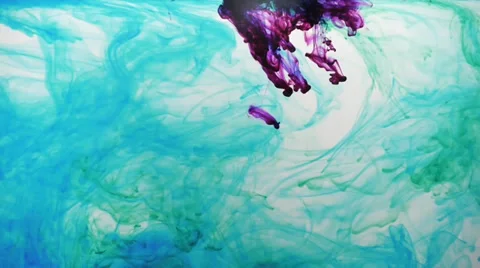 Ink in water Stock Footage 31765369